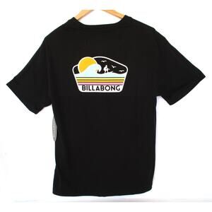 Nwt BILLABONG Loungewear Men's Runner Premium Short Sleeve T-Shirt Sz L Black